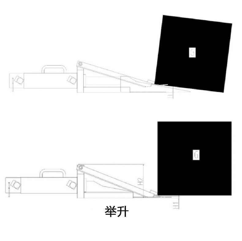 楔形千斤顶35吨40吨50吨可选顶升分离间隙6-34mm微调推移